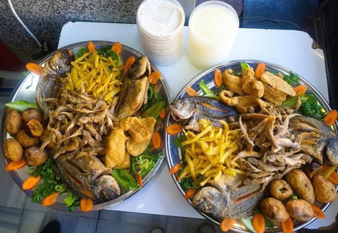 Ajaj with fillet & fries (6 persons) اجاج مع فيليه وبطاط