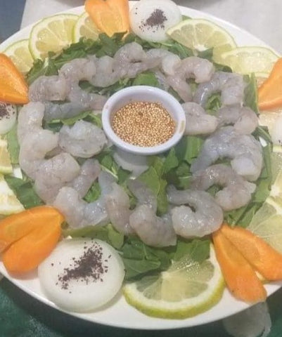 Shrimp with sauce قريدس ني مع الصوص