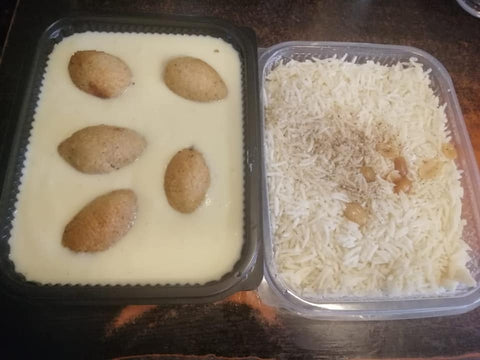 Kibbeh Labanieh 1persons   كبة لبنية مع الارز  شخص