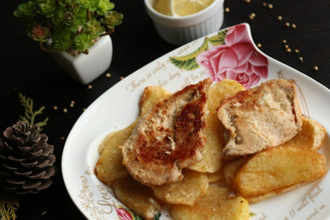 Chicken with Potatoes (2 person) دجاج وبطاطا بالفرن شخصين