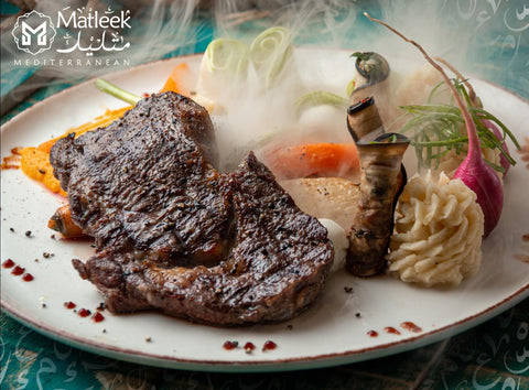 Grilled Beef Steak  أسادو ستيك العجل مشوية على الفحم