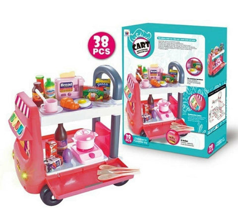 Kitchen cart toy مطبخ عربية مع أضاءة وصوت