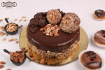 Chocolate Cake + Donuts  كيك الشوكولا مع دوناتس