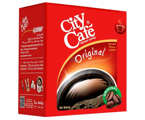 City Cafe Original 50 sticks سيتي كافية اورجينال علبة ٥٠ ظرف